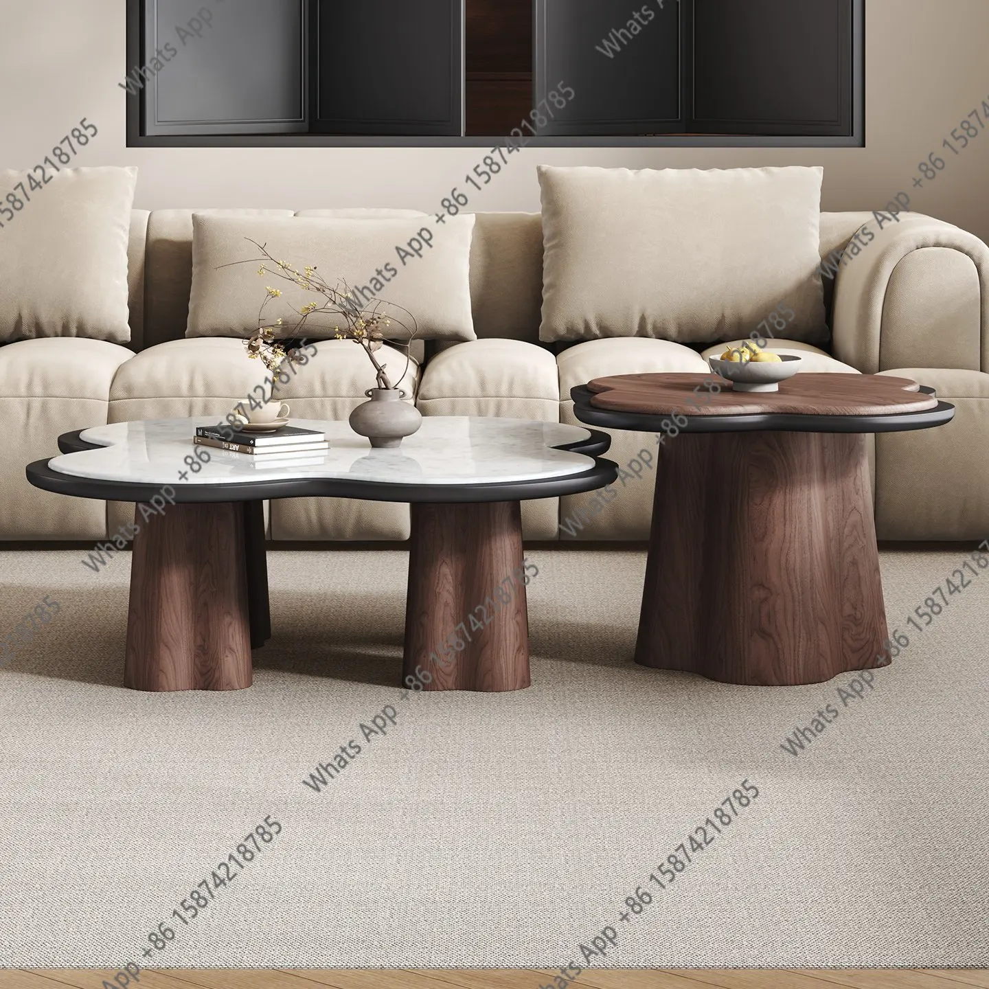 

Итальянский минималистичный роскошный каменный журнальный столик для гостиной, высококачественный, для небольших квартир, новый, в средневековом стиле.