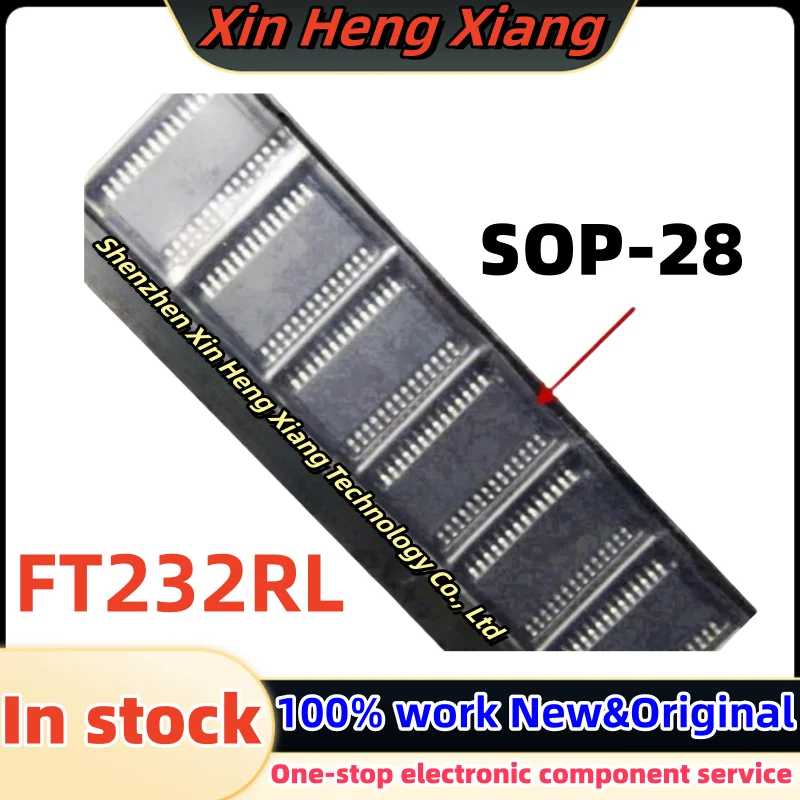 (5-100pcs)FT232RL FT232 FT232RL-REEL sop-28 Chipset