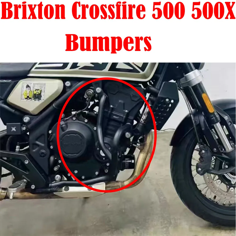 For Brixton Crossfire 500 500X Anti-fall bar Motorcycle Fit Crossfire 500 / 500X Crash Bars Bumpers Tank protector Cover