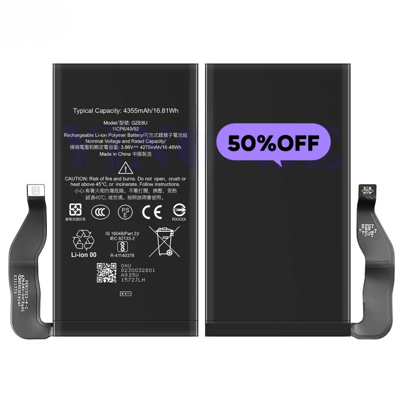 GZE8U for Google Pixel 7 Mobile Phone Battery High Quality High Capacity Battery Replacement Bateria Grade A Cell with Tools