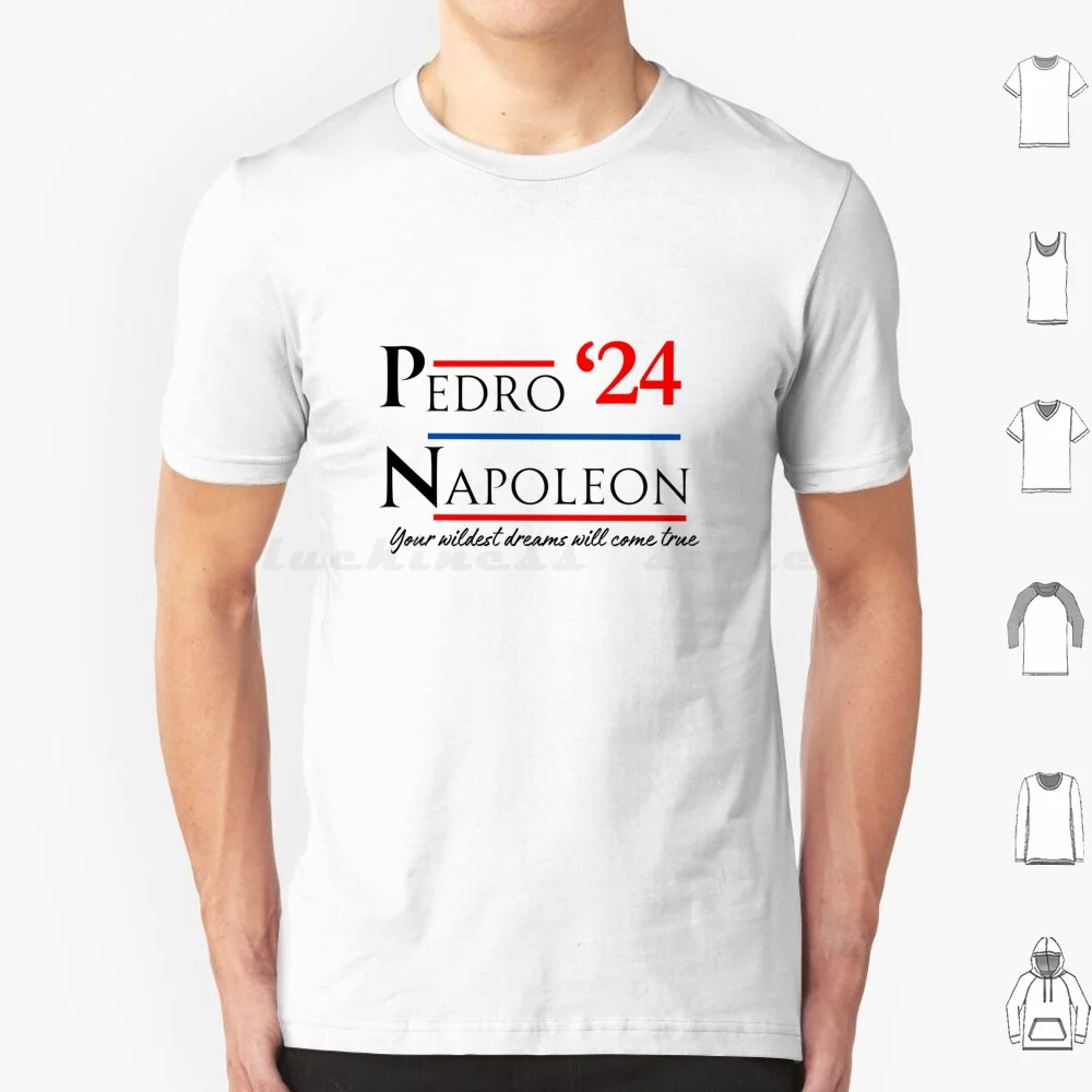Napoleon Dynamite And Pedro 2024 Presidential Campaign T Shirt Cotton Men Women DIY Print Napoleon Dynamite 2000s 2024