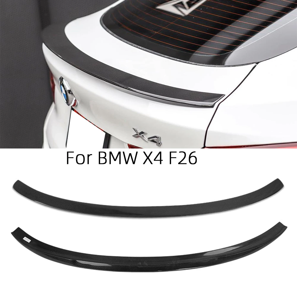 For BMW X4 F26 MP Style Carbon fiber Rear Spoiler Trunk wing 2013-2018 FRP honeycomb Forged 