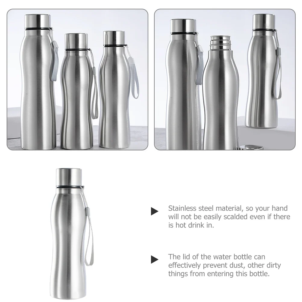 

Stainless Steel Vacuum Water Reusable Large Capacity Insulated Bottle For Hot Cold Drinks Fitness Gym Outdoor Travel 500Ml 750Ml