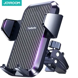 Joyroom-Soporte de teléfono móvil para coche, soporte de protección de grado militar, GPS, teléfono inteligente, grande, grueso, manos libres, montaje de ventilación de coche