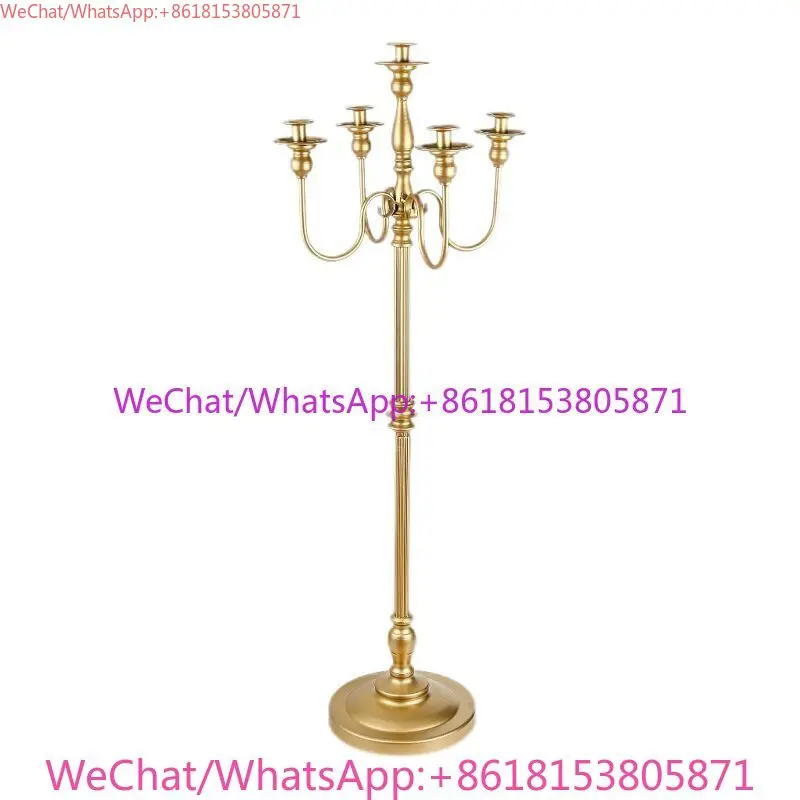 American retro tall candlestick home decoration large ornament wedding prop metal