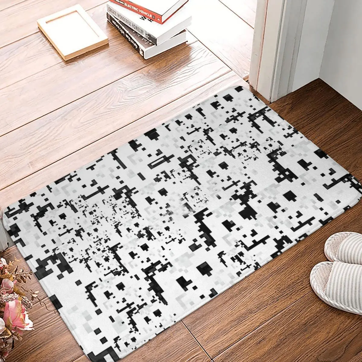 

Art Non-slip Doormat Anti Facial Recognition Living Room Kitchen Mat Prayer Carpet Home Modern Decor