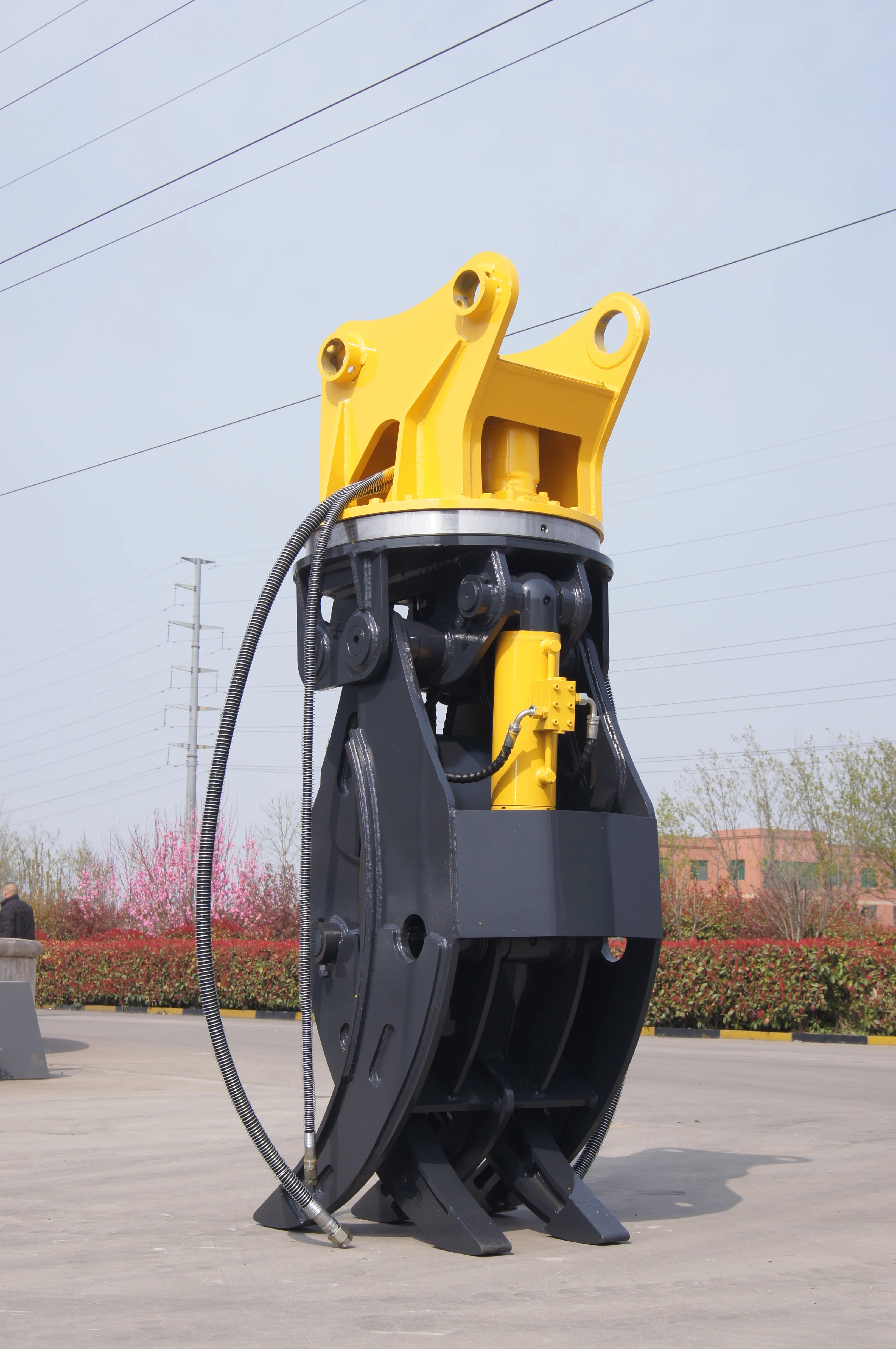 Heavy Duty Grapple Excavator Rotating Hydraulic Grapple for Industrial Construction Machinery Durable Performance