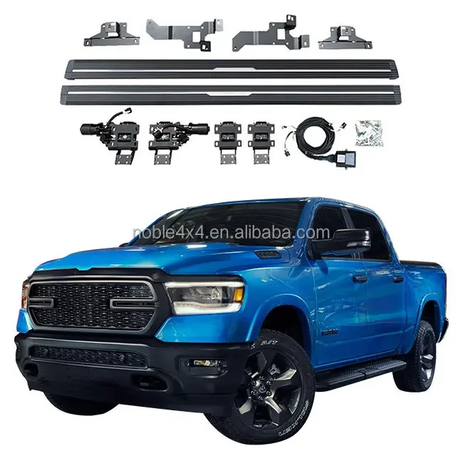 High Quality Aluminum Alloy Pickup 4x4 Power Running Boards for Dodge RAM 1500 TRX 2022 Auto Exterior Accessories