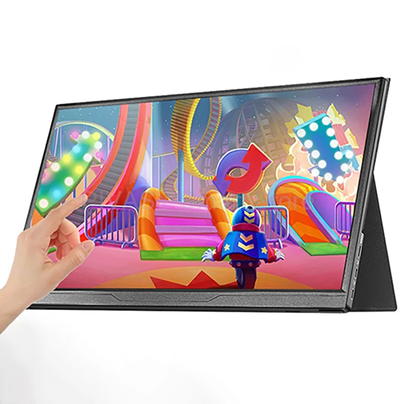 

Портативный монитор с сенсорной поддержкой 14/15,6/16 дюймов для ноутбука, удлинитель ПК с вторым экраном для PS4, коммутатор Type-C, интерфейсы HDMI IPS