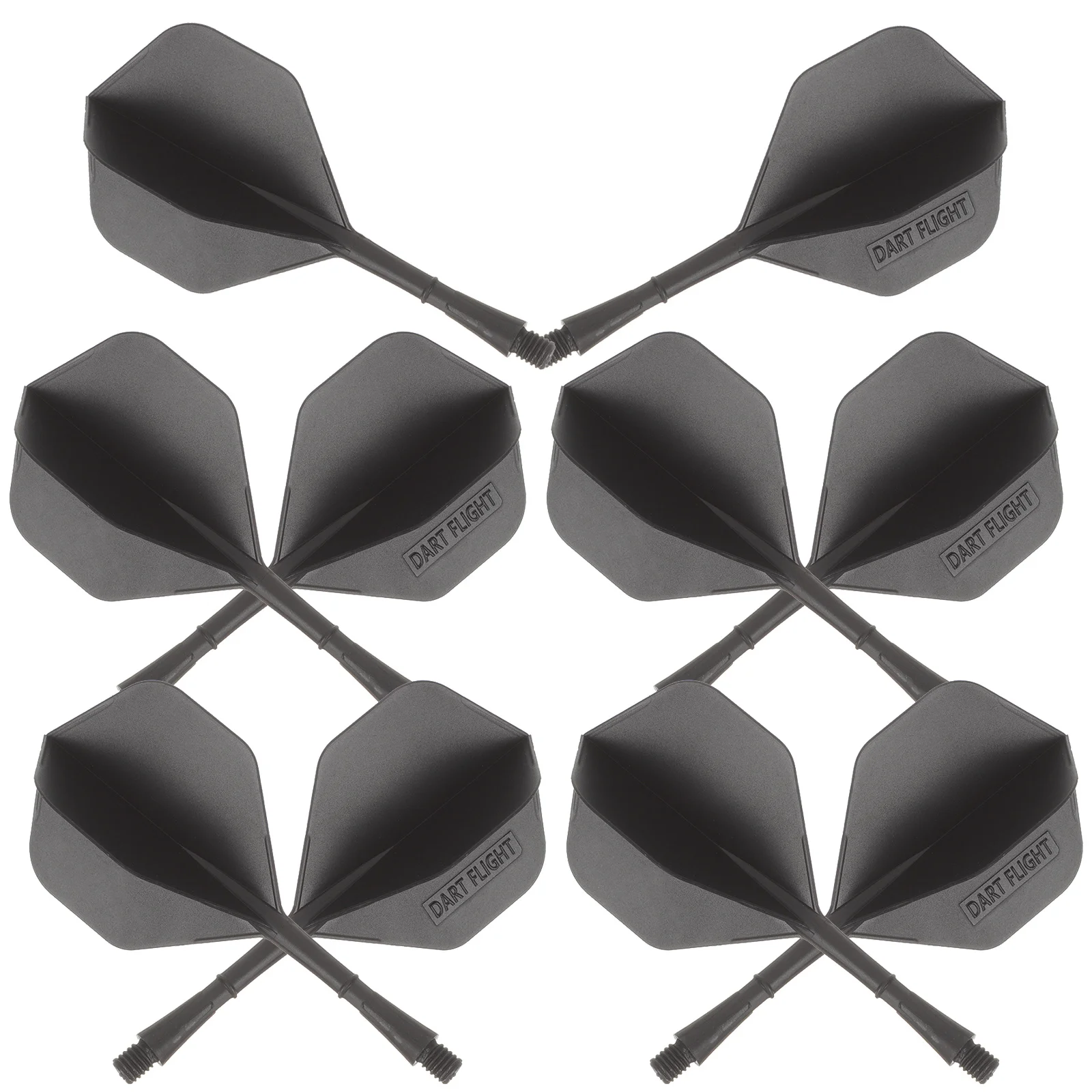 

10Pcs Dart Flights Premium Tail Wings for Fast Speed and Reduced Drag Lightweight Balance Board Accessories Fins