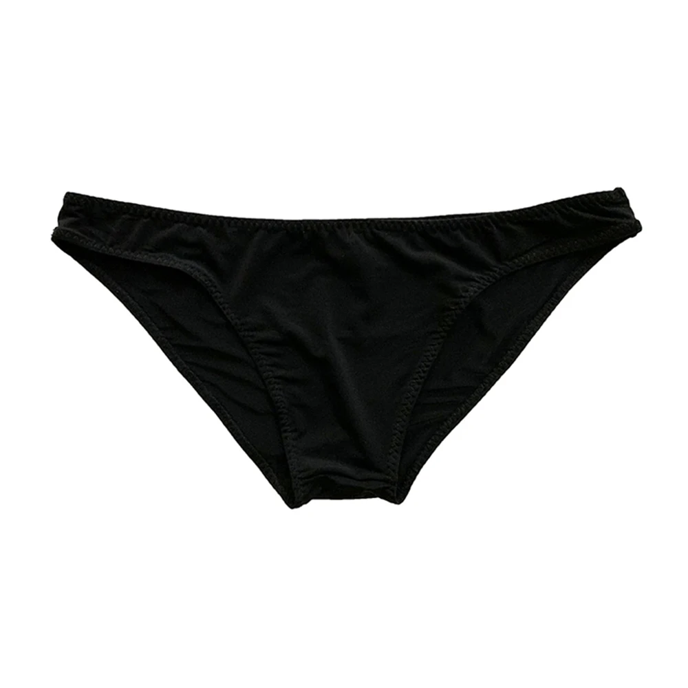

Men Briefs Men's T Back Low Rise Thong Lingerie Briefs Underpants Breathable and Comfortable in Ice Silk Fabric