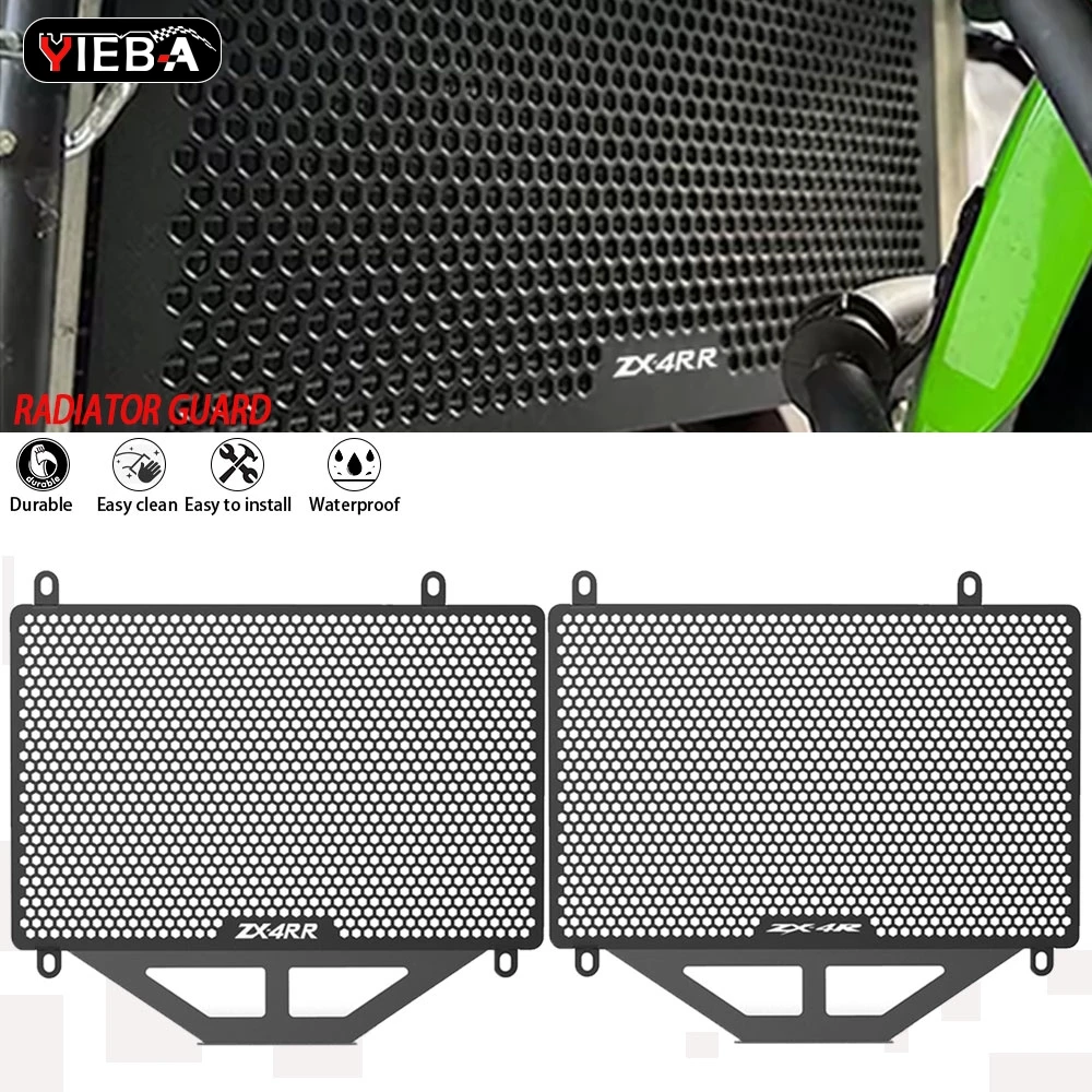 

For Kawasaki Ninja ZX-4RR ZX-4R/ZX-4R SE 2023 2024 ZX4RR ZX4R Motorcycle Radiator Guard Grill Grille Protector Protection Cover