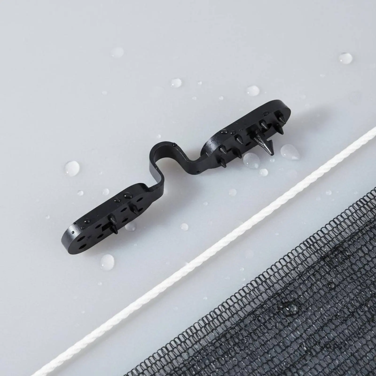 3 Pieces Sun Shade Net Clip Long-Lasting Plastic Shade Cloth Clip Greenhouse Net Clamp Detachable Outdoor Hardware Heavy Duty