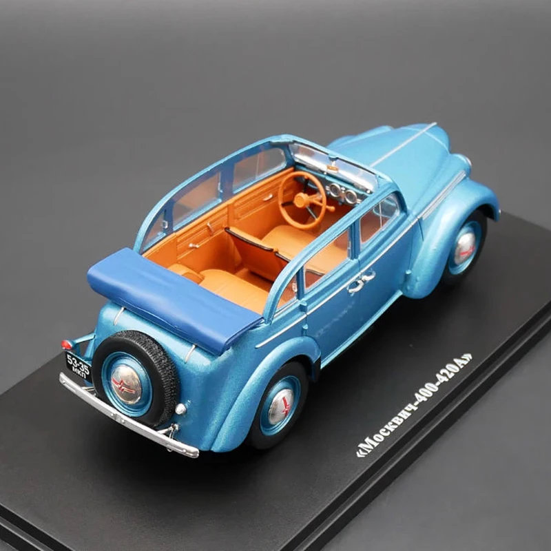 

Ixo 1:24 Moskvich 400-420A имитация сплава модель автомобиля статическая коллекция украшенные праздничные подарки игрушки