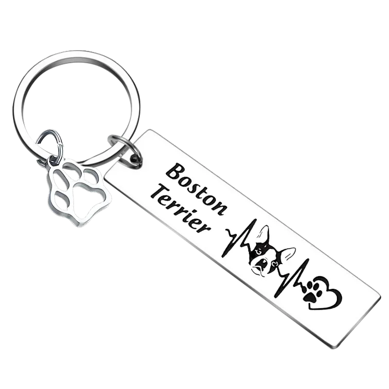 Dog Owner Keychain Pet Rescue Gift Key Chain Pendant Pet Lovers Gift