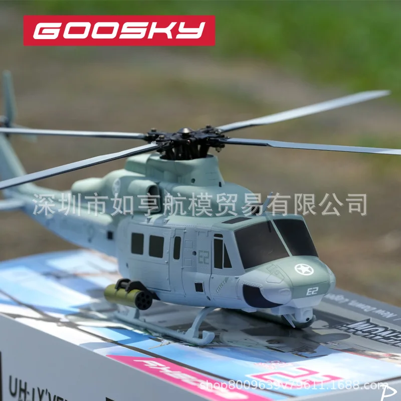 Goosky E2 modèle avion 3d cascadeur Huey hélicoptère télécommandé Uh-Iy Venom hélicoptère cadeau d'anniversaire pour garçon