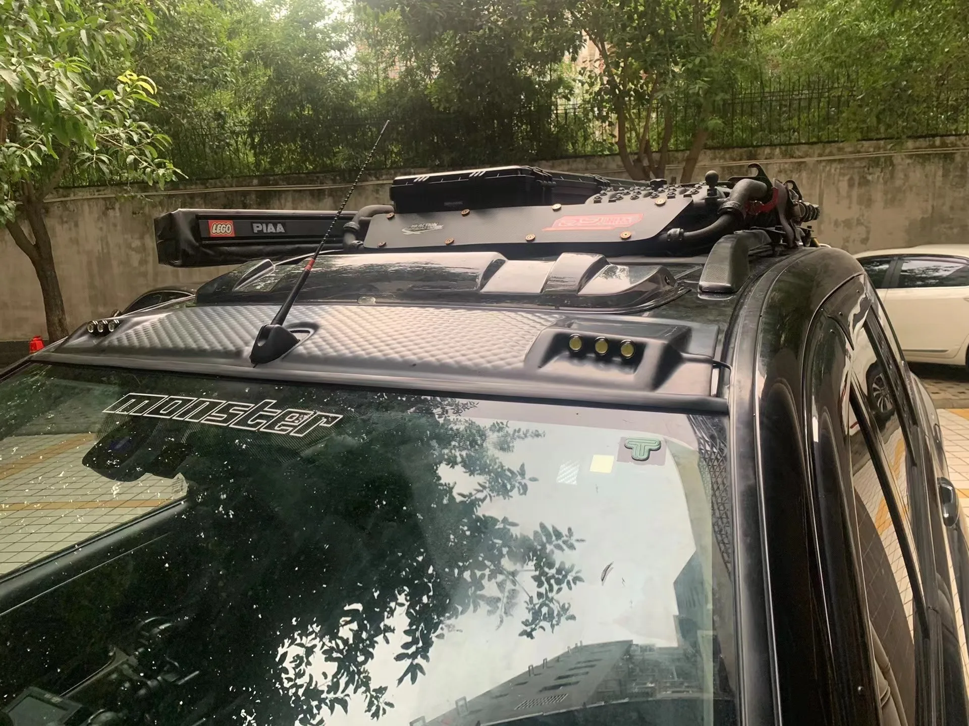 Factory Roof Light For Ranger Pickup Truck Universal Roof Light Roof Spoiler For Ranger For Hilux Revo