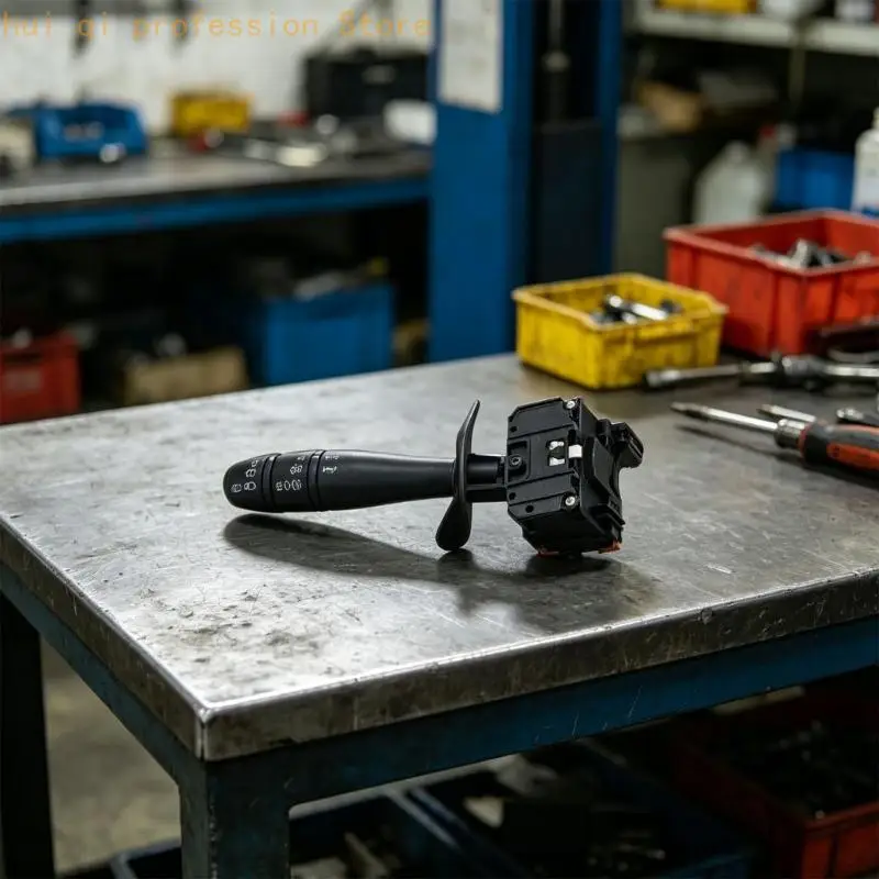 Lenksäulen-Scheinwerfer-Blinkerhebel-Baugruppe, 6001551361 Lichtanzeige und Hupensteuereinheit mit schwarzem ABS H8WE – Detail 7