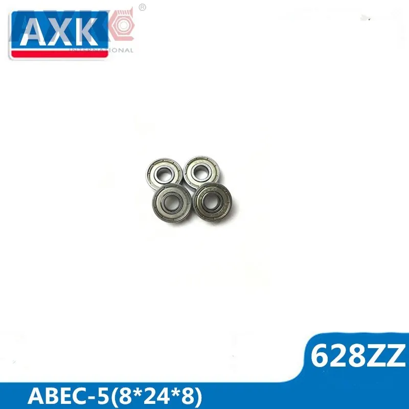 

AXK 628ZZ Bearing ABEC-5 10PCS 8x24x8 mm Miniature 628Z Ball Bearings 628 ZZ EMQ Z3V3 Quality