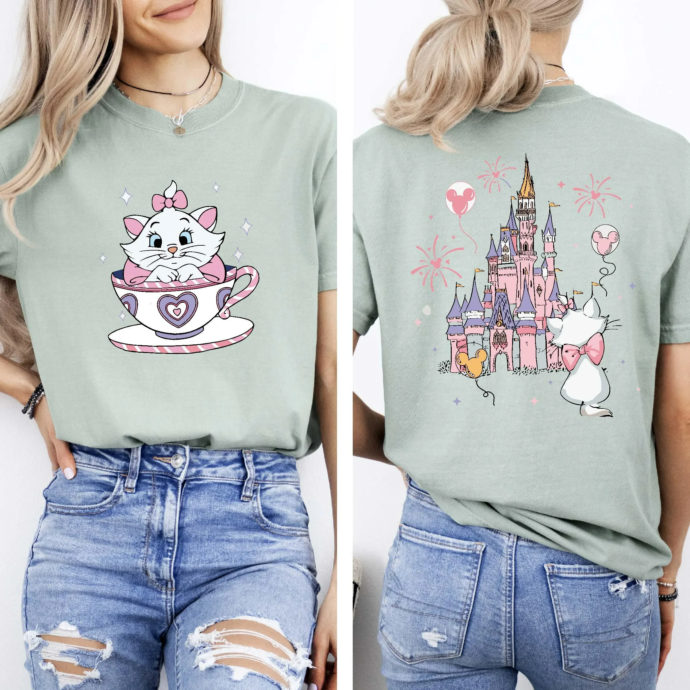 

Новая женская футболка с рисунком кота Диснея, летняя футболка с мультяшным рисунком, повседневная удобная свободная футболка с круглым вырезом и короткими рукавами