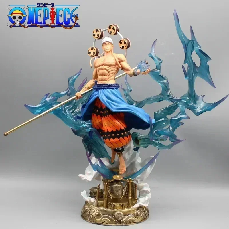 

36cm One Piece Anime Figure Sky Piea Enel Model Dolls Fiugrine Gk Pvc Action Figures Statue Collection Decoration Kids Toy Gift