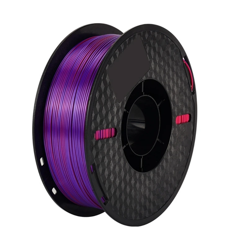 

1000g Silk Filaments 1.75mm Tri Color for 3D Printing Good Heat Resistance for FDM Printers Dropship