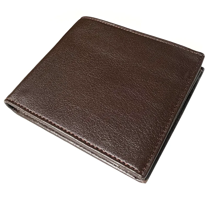 Luxury wallet high quality real cowhide leather money business card holder pocket purse