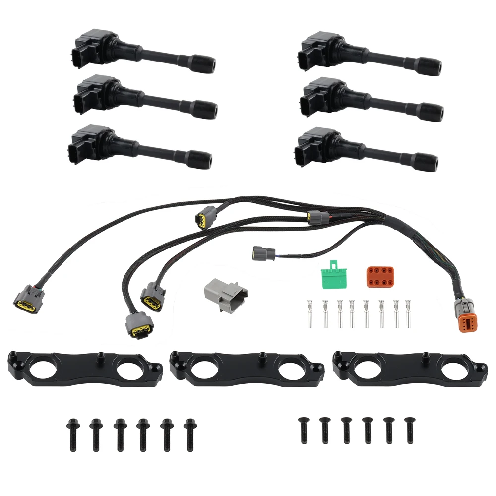 Ignition Coil Conversion Harness Kit for Aristo Supra Soarer 1JZGTE /  2JZGTE + VVTi to Skyline R35 GTR VR38DETT