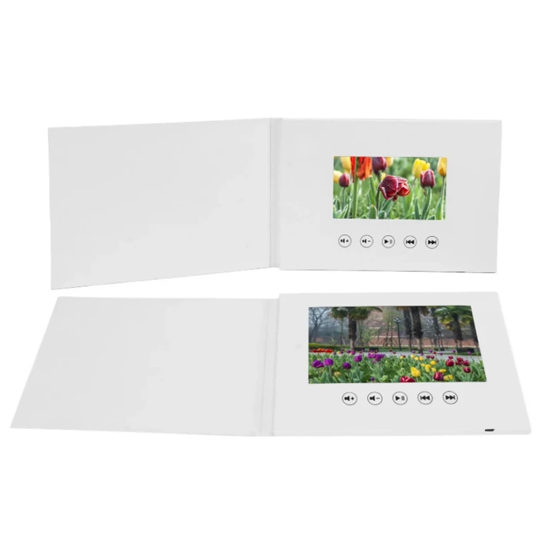 

T23C Video Book Card 4GB Lcd Invitation Gift Music Greeting Card Upload Videos Wedding Invite Digital Frame