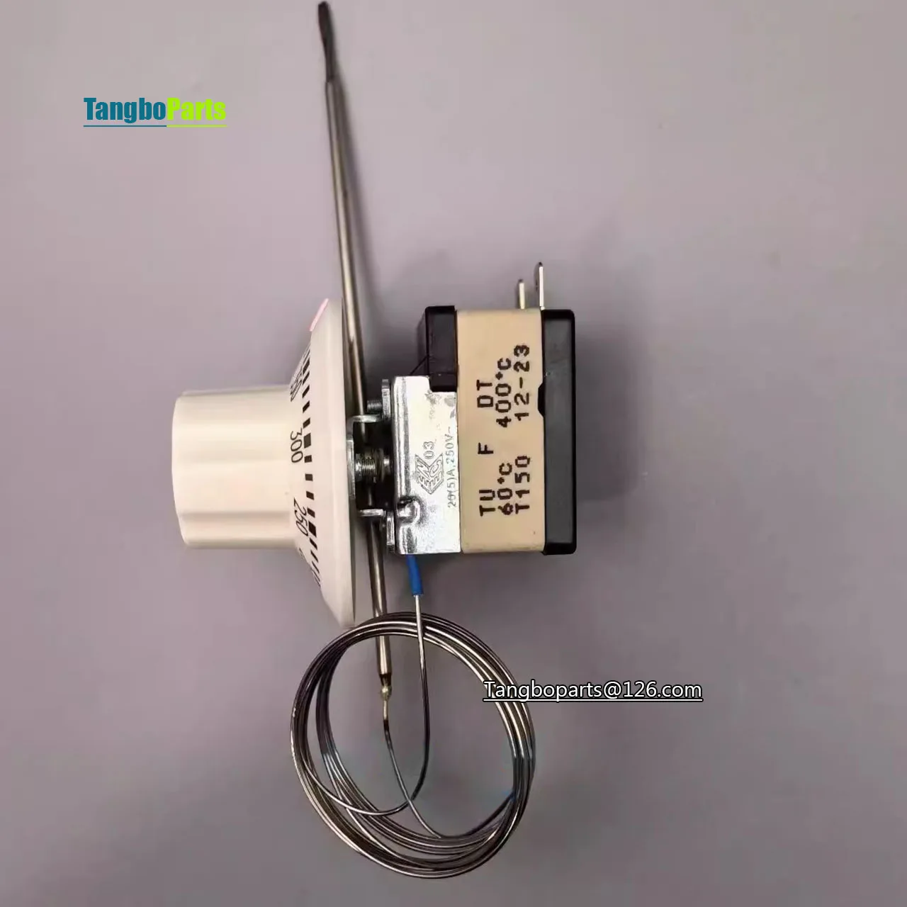 Stove Oven Fryer Spare Parts 60-400 Degree Capillary 2000mm TU.FDT T150 CA400C Adjustable Temperature Switch