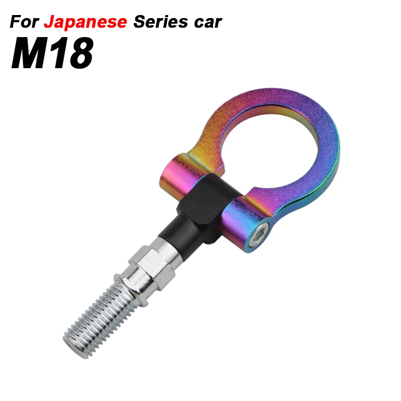 Universeller Rennsport-Abschlepphaken Vorne und Hinten Autoanhängerhaken Traktionshaken für M16 Europäische Autos M18 Japanische Autos in Verschiedenen Farben – Detail 8