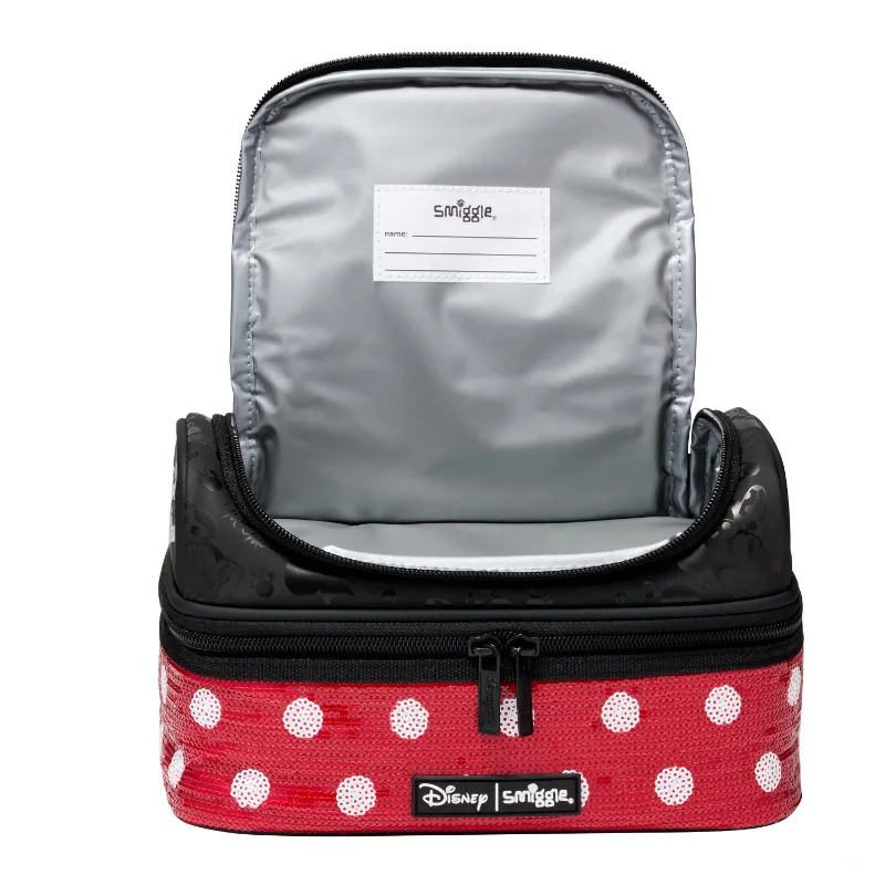 Australian Smiggle Schoolbag Female Minnie Backpack Children Knapsack Case Lunch Bag Water Cup Pen Bag Backpack Set Children Gif