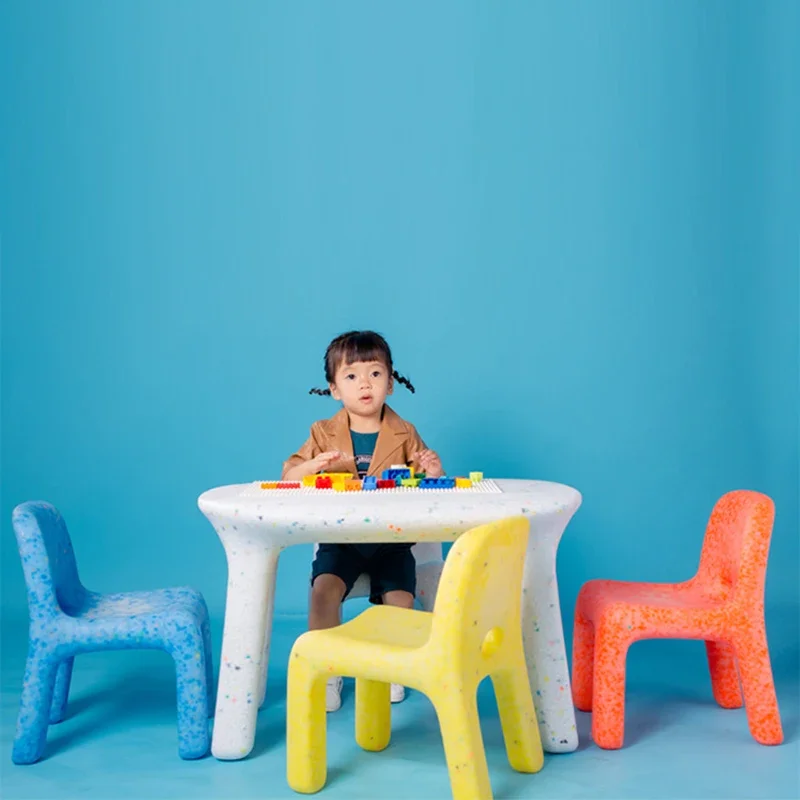 Kids Camping Eating Chair Baby Feeding Furniture Children's Kindergarten Chairs Cadeira Stool Small Infantil Plastic Beach