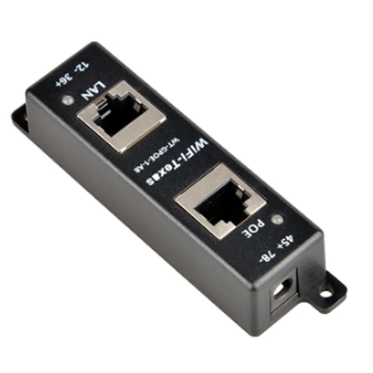 Passive Single Port Gigabit PoE Injector LED Indication Data and Power Mode a & B Shared All 4 Paired