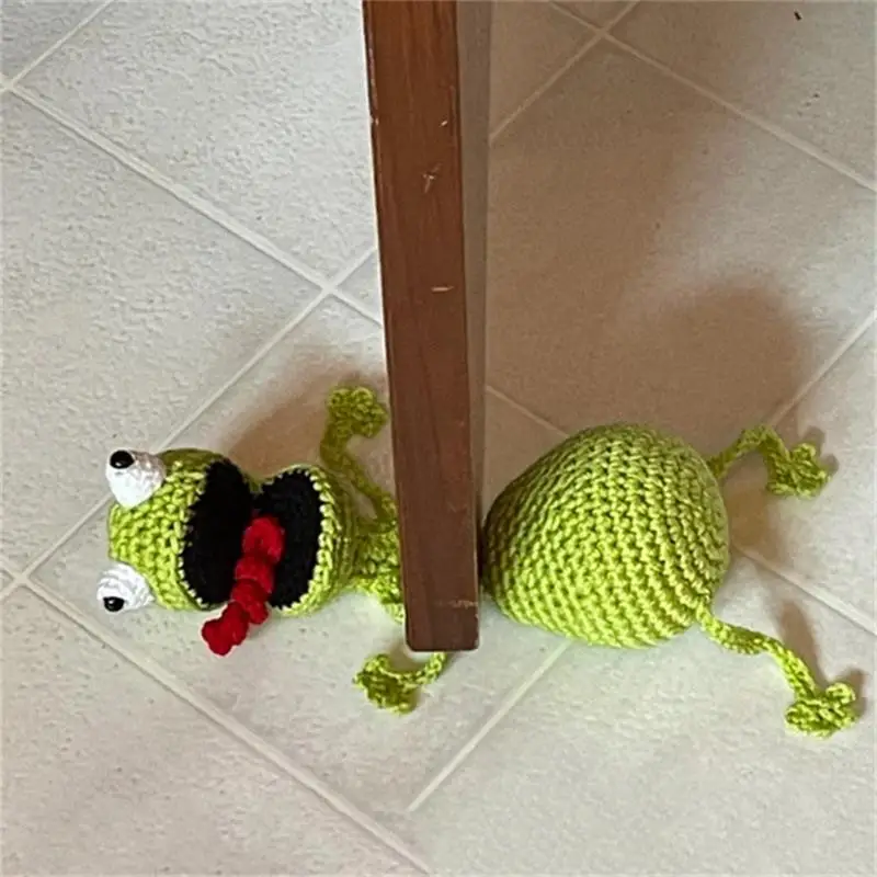 Animal Door Stopper Cute Door Stop Crochet Door Wedge Household Door Hardware Handmade Door Gear Windproof Floor Decorative Door