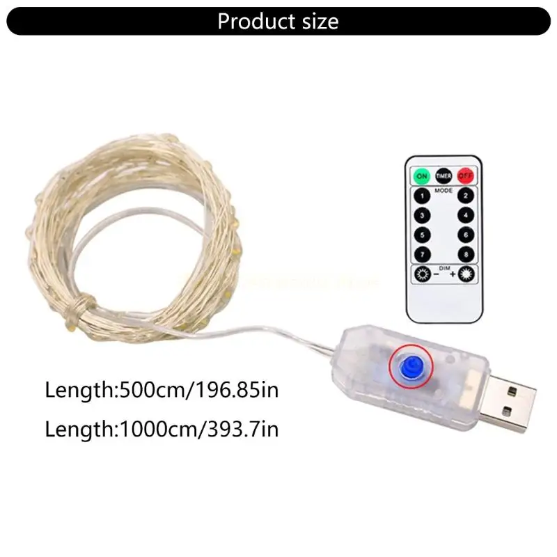 Christmas Wedding Party Indoor Bedroom USB String Lights LED Photo Clip String Light Background Decorative Light Wire LED Lamp