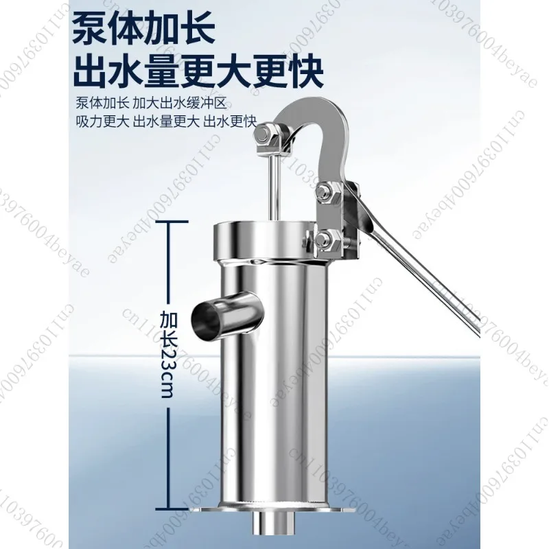 Stainless steel pressure well manual pump old hand hand pump rural