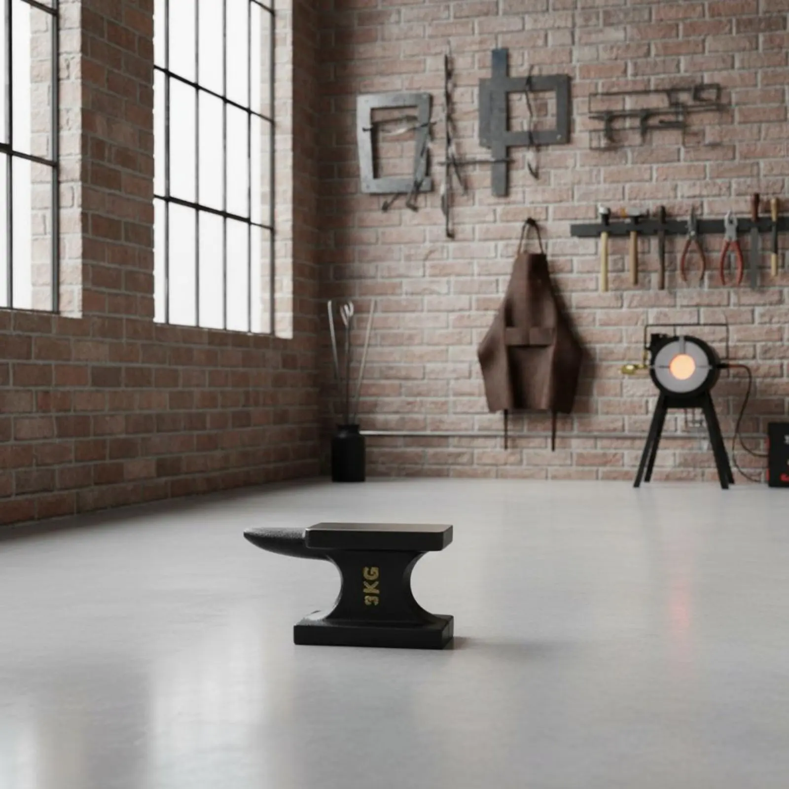 Blacksmith Forging Block Long-Lasting Cast Iron Bench Anvil Curved Anvil Shock Resistant Hobby Forging Block Stable Base