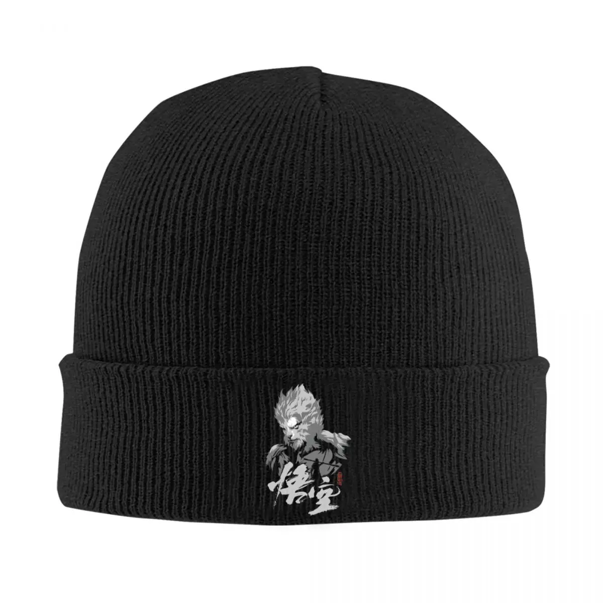 Black Myth Wukong Knitted Hat Beanie Winter Hat Warm Hip-hop 2024 3A Video Game Caps for Men Women