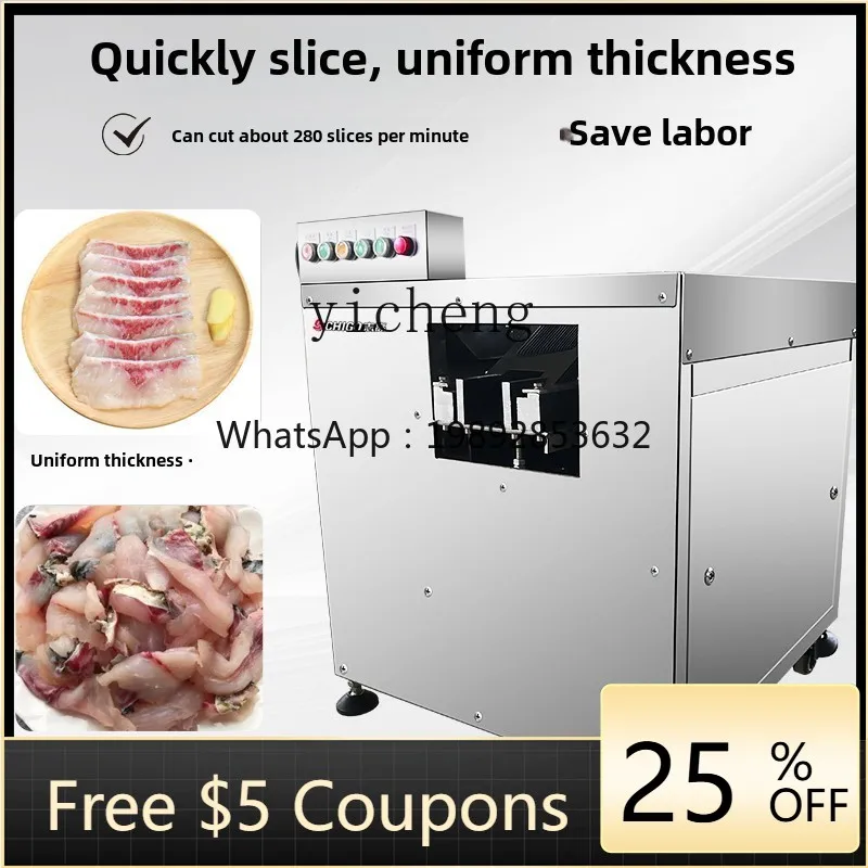 X1  automatic oblique fish fillet cutter Commercial multi-function meat cutter Fish fillet cutter