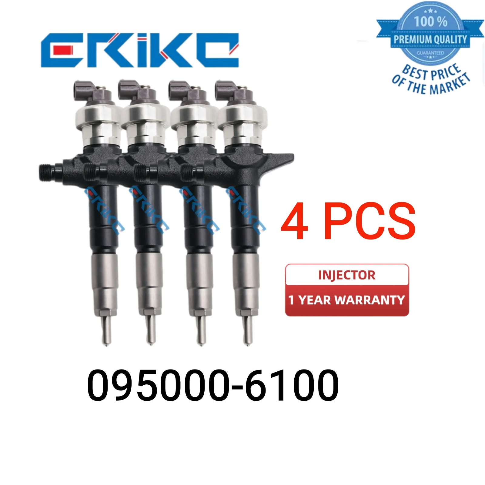 4 PCS 095000-610# Fuel Injectors 8-97311372-# 8-98055862-# Diesel Common Rail Injector 095000-6100 for ISUZU