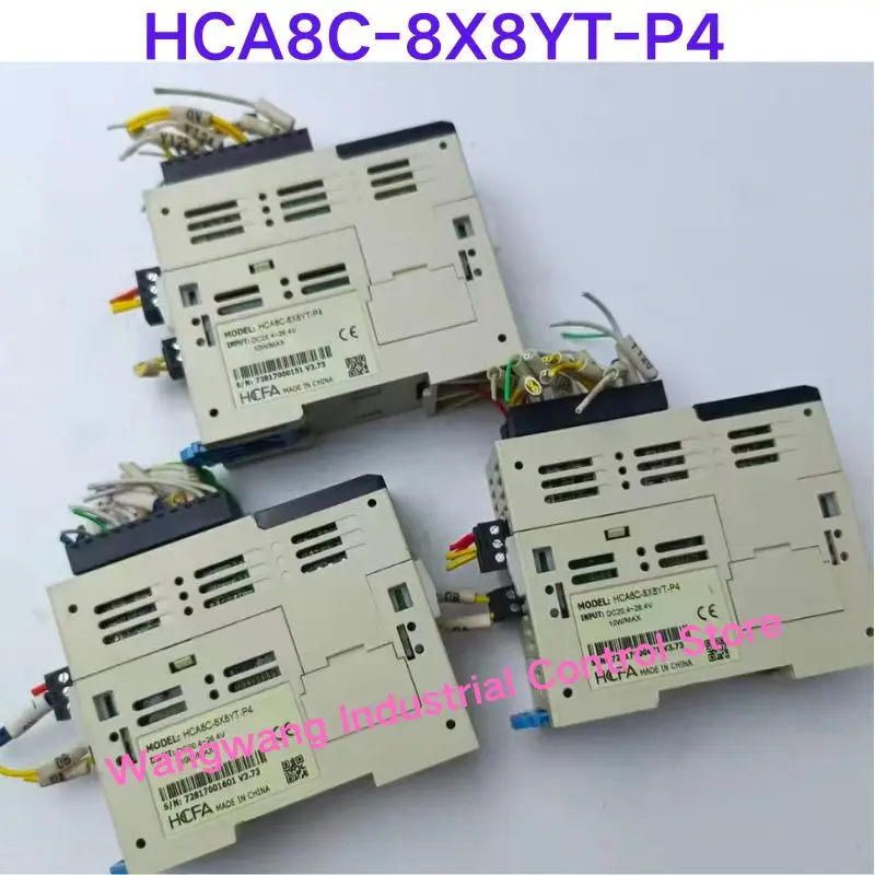 Second-hand test OK , HCA8C-8X8YT-P4 PLC module