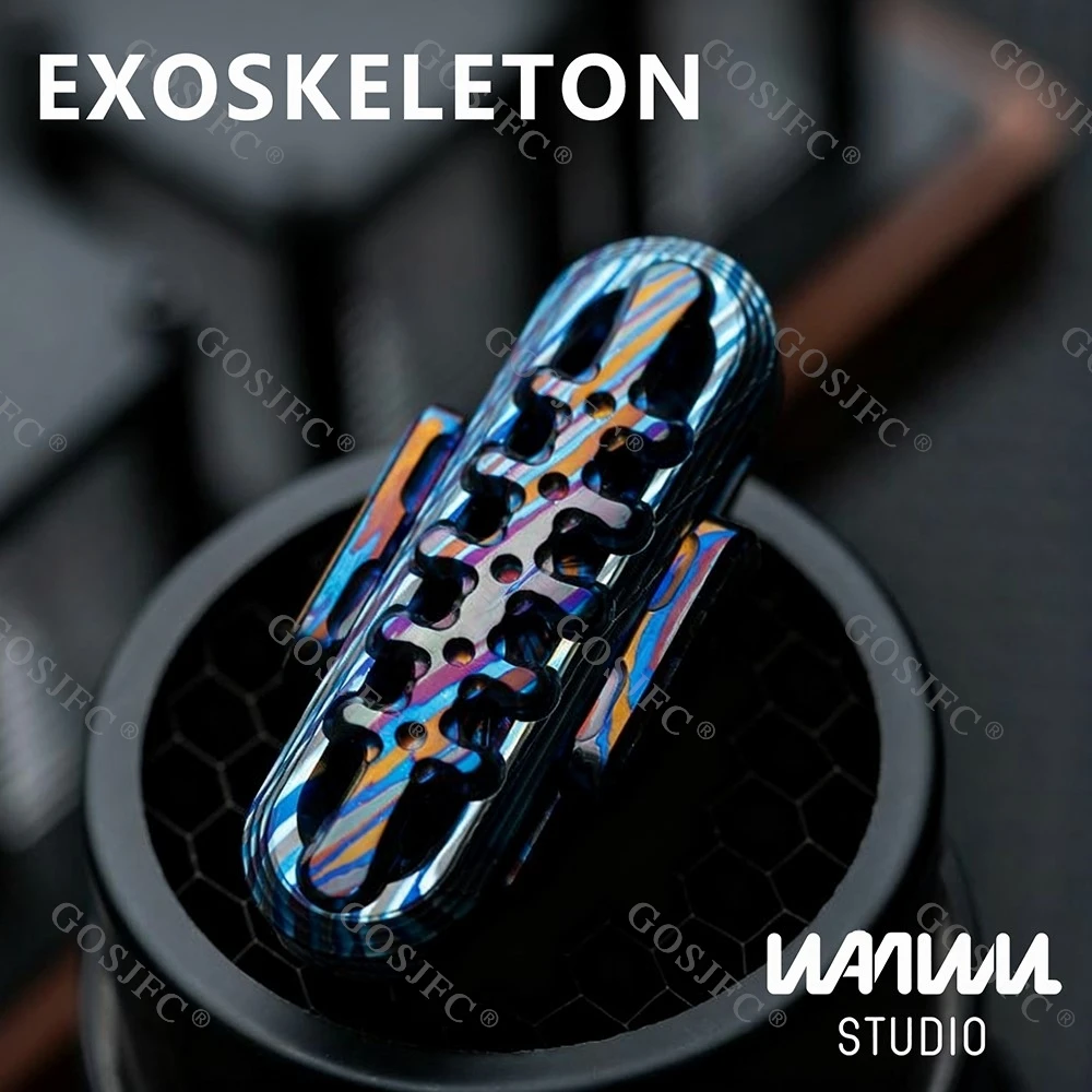 WANWU-EDC EXOSKELETON Zircuti Fidget Slider G10 Push Slider soulagement du Stress jouet Fidget jouets pour adultes conception originale nouveauté jouet