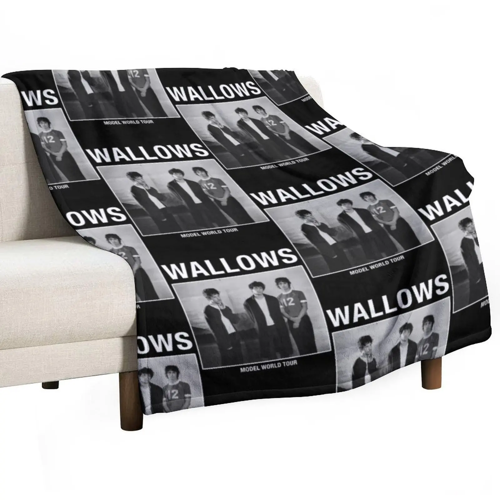 Wallows Model World Tour Throw Blanket for winter Hairys Blankets