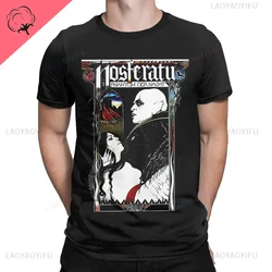 Nosferatu 1922 horror movie Vampire Man Dracula Halloween cool street wear trend fashion summer men women universal T-shirt