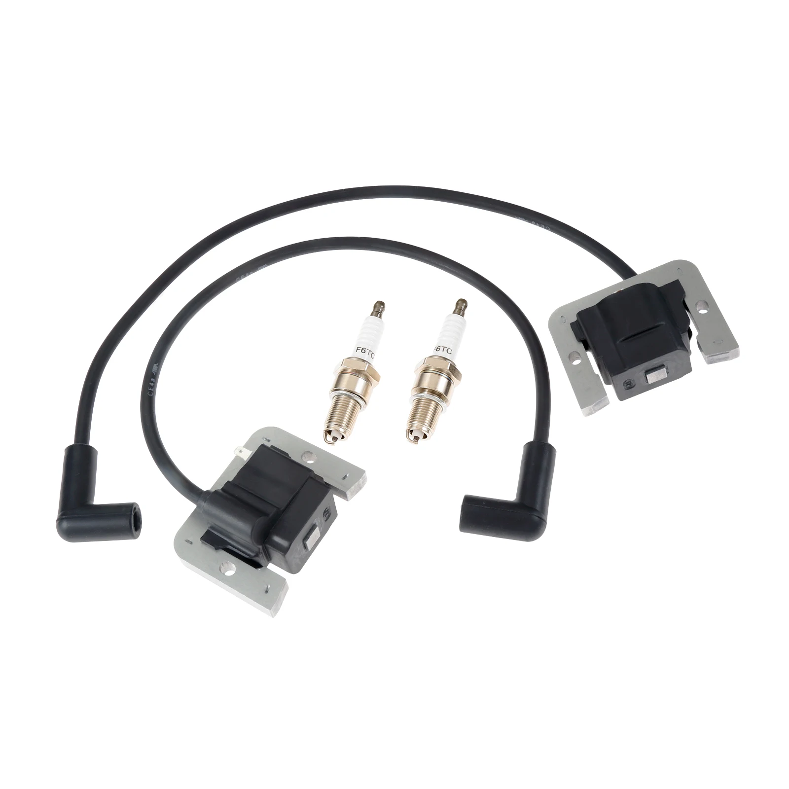 

Комплект из 2 катушек зажигания и свечей зажигания, совместимый с двигателями Kohler SV710, SV810, CH23, CH620, CV742, KOHLER SV720-0017. Аксессуары для двигателей.