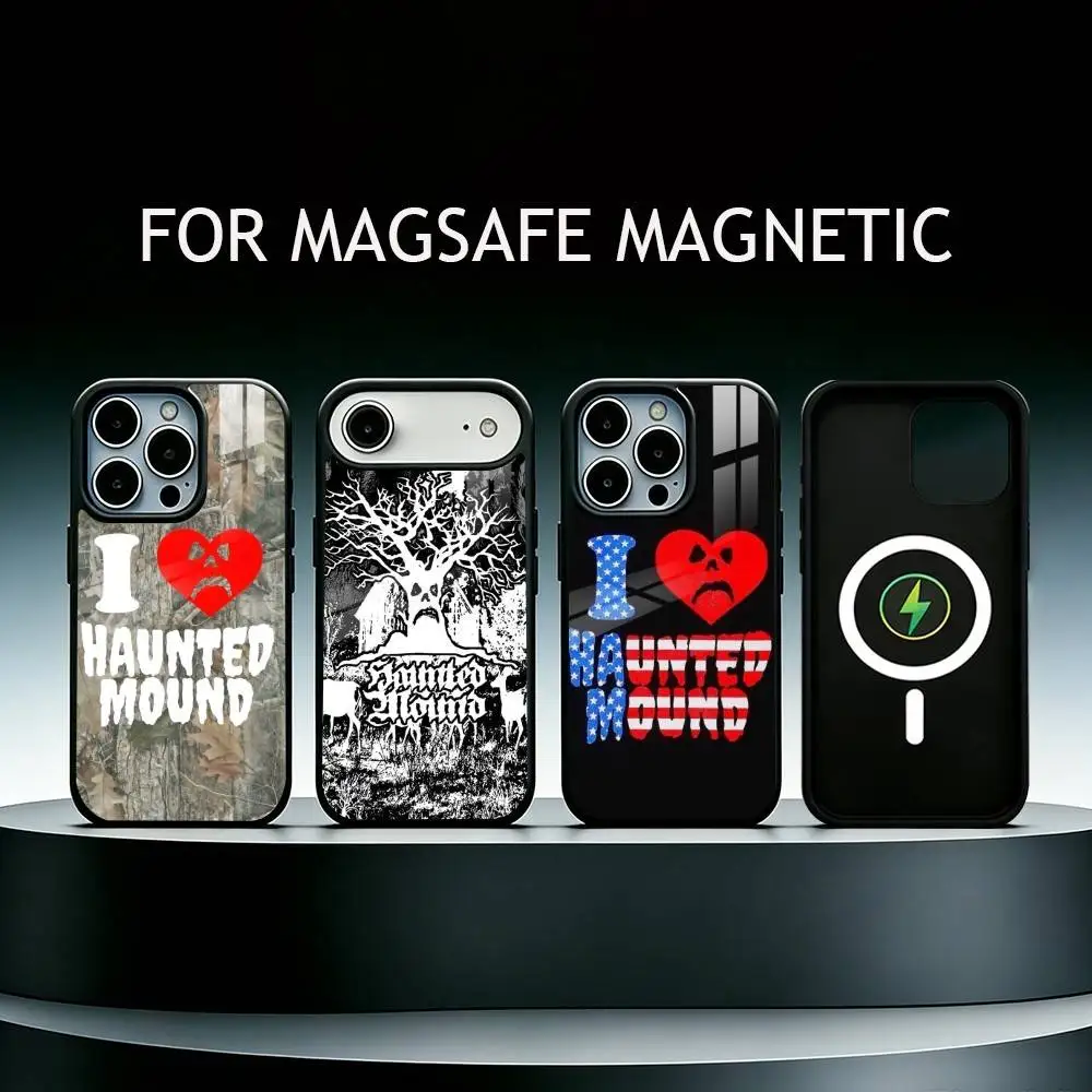 

H-Haunted Mound S-Sematary Phone Case For iPhone17,16,15,14,13,12,11 Plus,Pro Supports Magnetic Wireless Charging