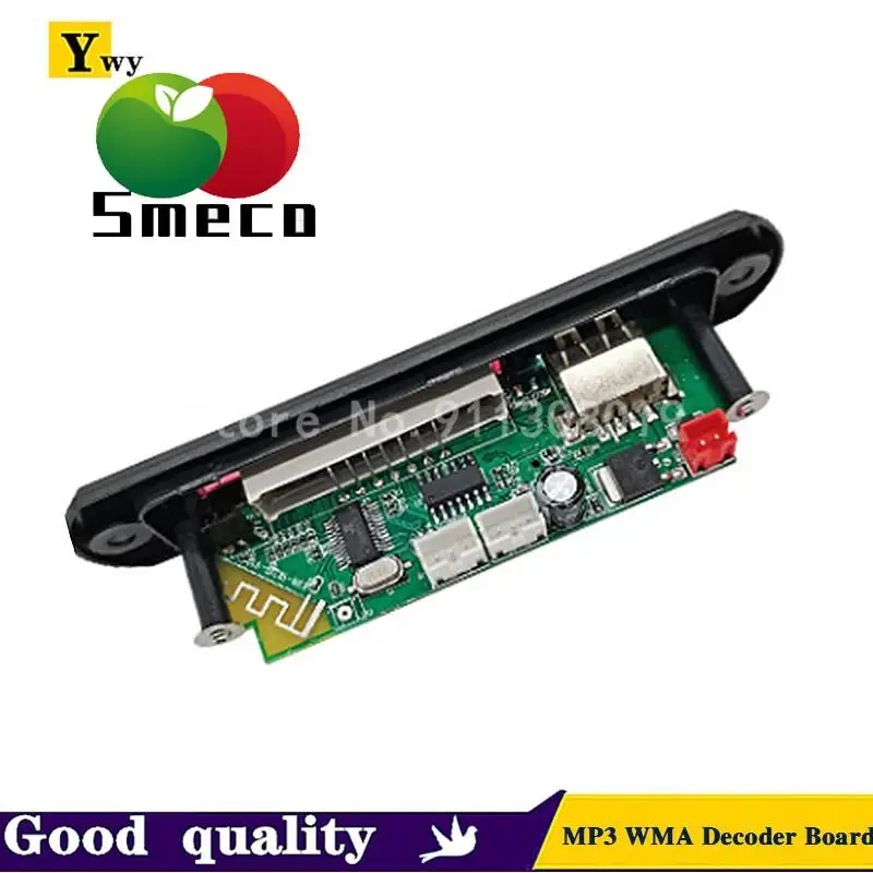 Placa decodificadora MP3 WMA de 5V y 12V, módulo de Audio, USB, TF, Radio, Bluetooth 5,0, reproductor de música inalámbrico con Control remoto para coche