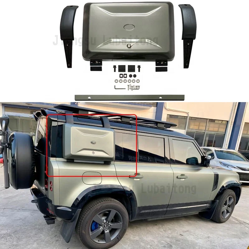 Car Body Parts Pangu Green Side Tool Box Storage Box for Land Rover Defender 2020 90 110 130