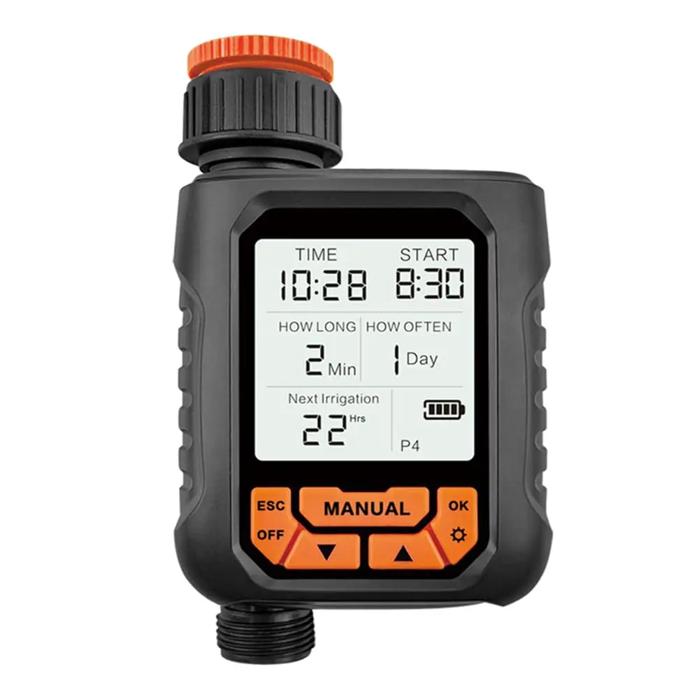Rain Seer Large LCD Display Water Timer Waterproof IP65 Home Garden irrigation Rainfall Timer Automatic Controller System